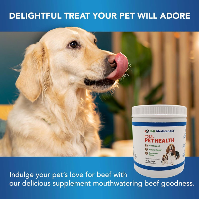 Total Pet Health All In 1 Adult Dog Nutrition For Joint, Immune, Skin, Coat and Digestion - K9medicinals.com