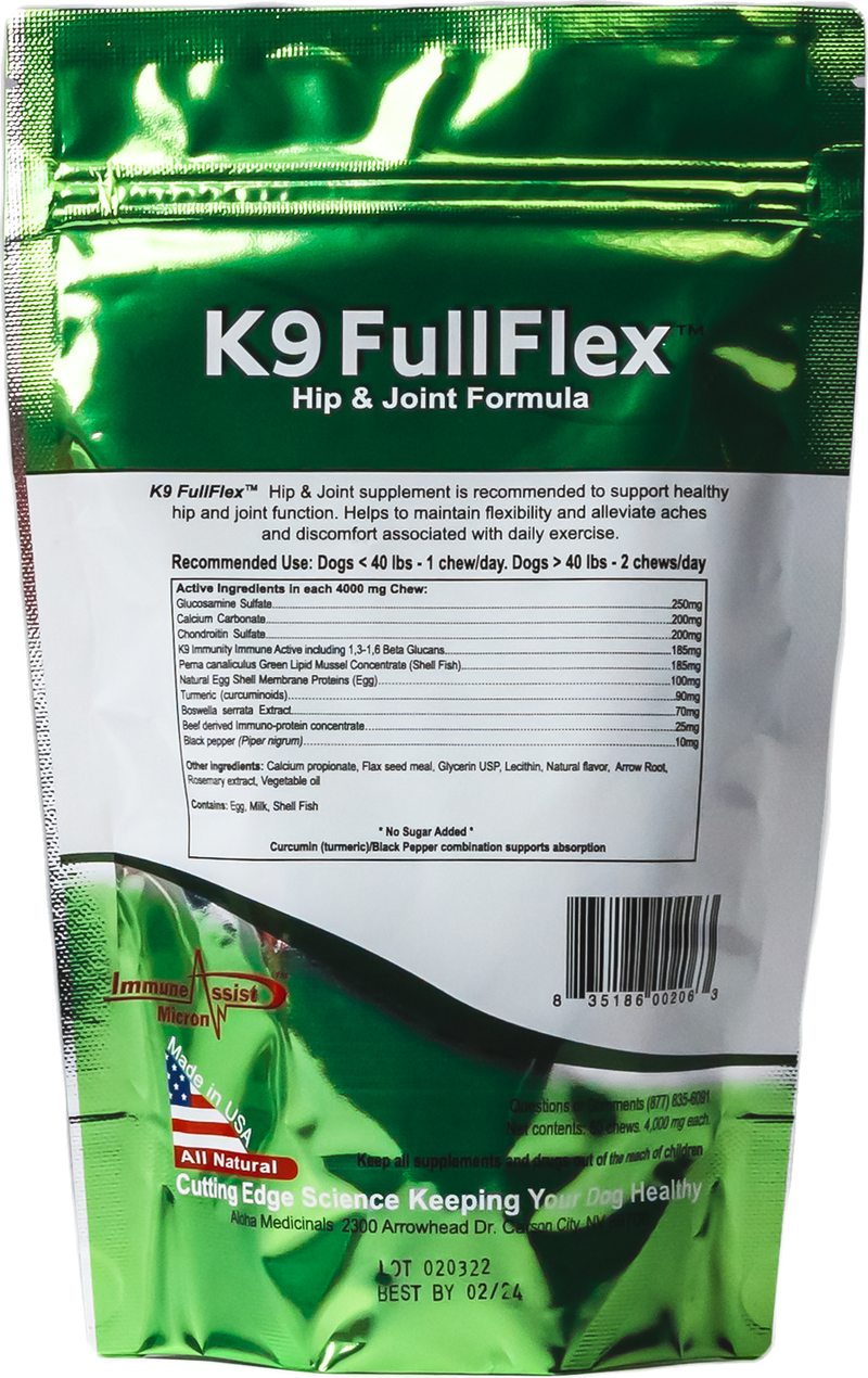 K9 FullFlex™ Professional-strength joint support for dogs - K9medicinals.com