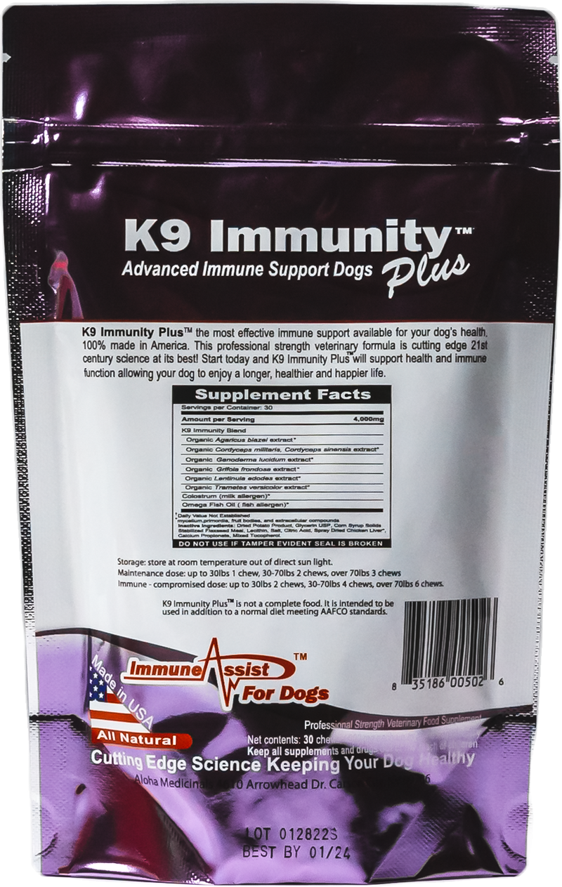 K9 clearance immunity plus