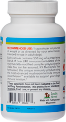 dosage and instructions. K9 Medicinals® Immune Support - K9medicinals.com. k9 medicinals immune support bottle capsule form. canine wellness dietary supplement. canine cancer supplement. antioxidant and probiotic for dogs