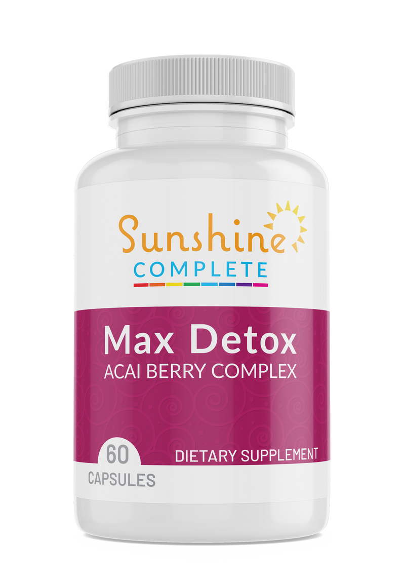 Max Detox Acai Berry Complex, 60 Capsules - K9medicinals.com